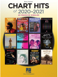 Chart Hits of 2020-2021 - Easy Guitar (noty, melodická linka, akordy)