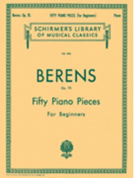 Hermann Berens: 50 Pieces without Octaves, Op. 70 (noty na klavír)