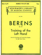 Hermann Berens: Training of the Left Hand, Op. 89 (noty na klavír)