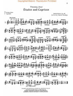 Jakob Dont: 24 Etudes and Caprices, Op. 35 (noty na housle)