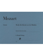 Wolfgang Amadeus Mozart: Works (noty na čtyřruční klavír)