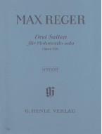 Max Reger: 3 Suites Opus 131c (noty na violoncello)