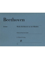 Ludwig van Beethoven: Works (noty na čtyřruční klavír)