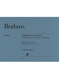 Johannes Brahms: Symphonies No. 1 & 2 (noty na čtyřruční klavír)