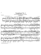 Johannes Brahms: Symphonies No. 1 & 2 (noty na čtyřruční klavír)