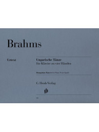 Johannes Brahms: Hungarian Dances (noty na čtyřruční klavír)