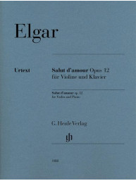 Edward Elgar: Salut D'Amour Op. 12 (noty na housle, klavír)