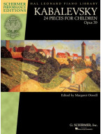 Dmitrij Kabalevskij: 24 Pieces For Children Op. 39 (noty na klavír)