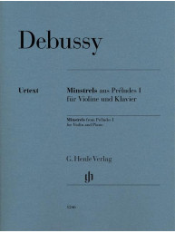 Claude Debussy: Minstrels From Préludes 1 (noty na housle, klavír)