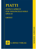 Carlo Alfredo Piatti: 12 Capricci op. 25 (noty na violoncello)