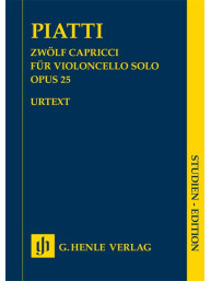 Carlo Alfredo Piatti: 12 Capricci op. 25 (noty na violoncello)