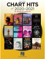 Chart Hits of 2020-2021  (noty na snadný klavír)