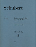 Franz Schubert: Piano Sonata G Major Op. 78 D 894 (noty na klavír)