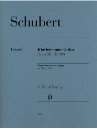 Franz Schubert: Piano Sonata G Major Op. 78 D 894 (noty na klavír)