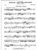 Alec Wilder: Suite No. 1 for Tuba and Piano (Effie Suite) (noty na tubu, klavír)