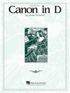 Johann Pachelbel: Canon in D / Kánon v D (noty na snadný klavír)