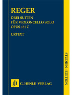 Max Reger: 3 Suites op. 131c for Violoncello solo (noty na violoncello)