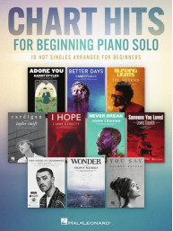 Chart Hits for Beginning Piano Solo (noty na začátečnický klavír)