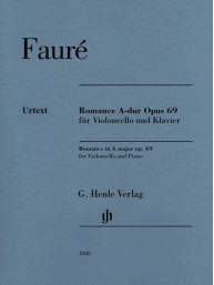 Gabriel Fauré: Romance In A Op. 69 (noty na violoncello, klavír)