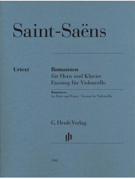 Camille Saint-Saëns: Romances For Horn And Piano (noty na violoncello, klavír)