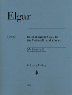Edward Elgar: Salut d'Amour Op. 12 (noty na violoncello, klavír)