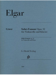 Edward Elgar: Salut d'Amour Op. 12 (noty na violoncello, klavír)