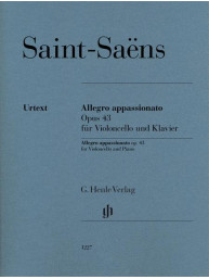 Camille Saint-Saëns: Allegro appassionato op. 43 (noty na violoncello, klavír)