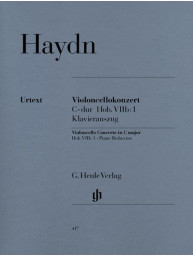 Franz Joseph Haydn: Cello Concerto In C Hob.VIIb (noty na violoncello, klavír)