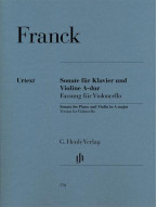César Franck: Violin Sonata A Major (noty na violoncello, klavír)