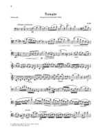 Franz Schubert: Sonata For Piano And Arpeggione In A Minor D 821 (noty na violoncello, klavír)