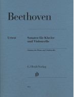 Ludwig van Beethoven: Sonatas (noty na violoncello, klavír)