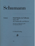 Robert Schumann: 5 Pieces In Folk Style Op.102 (noty na violoncello, klavír)