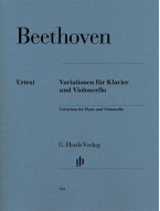 Ludwig van Beethoven: Variations (noty na violoncello, klavír)