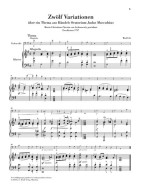 Ludwig van Beethoven: Variations (noty na violoncello, klavír)