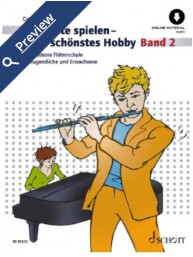 Querflöte spielen - mein schönstes Hobby Band 2 (noty na příčnou flétnu) (+audio)