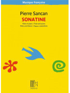 Pierre Sancan: Sonatine (noty na příčnou flétnu, klavír)