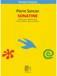 Pierre Sancan: Sonatine (noty na příčnou flétnu, klavír)