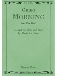 Edvard Grieg: Morning From Peer Gynt (noty na příčnou flétnu, klavír)