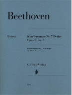 Ludwig van Beethoven: Piano Sonata No. 7 D Major Op. 10,3 (noty na klavír)
