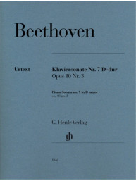 Ludwig van Beethoven: Piano Sonata No. 7 D Major Op. 10,3 (noty na klavír)