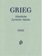 Edvard Grieg: Sämtliche Lyrische Stücke - tvrdá vazba (noty na klavír)