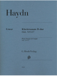 Joseph Haydn: Piano Sonata D major Hob. XVI:37 (noty na klavír)
