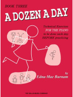 Edna-Mae Burnam: A Dozen a Day Book 3 (noty na klavír)