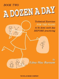 Edna-Mae Burnam: A Dozen a Day Book 2 (noty na klavír)
