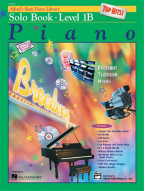 Alfred's Basic Piano Library Top Hits Solo Book 1B (noty na klavír) (+audio)