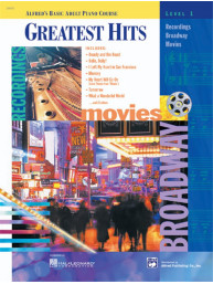 Alfred's Basic Adult Piano Course Greatest Hits 1 (noty na klavír) (+audio)