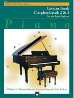 Alfred's Basic Piano Library Lesson 2-3 Complete For The Late Beginner (noty na klavír)