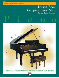 Alfred's Basic Piano Library Lesson 2-3 Complete For The Late Beginner (noty na klavír)