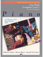 Alfred's Basic Piano Course Fun Book Complete Level 1 (noty na klavír)