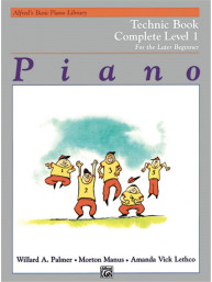 Alfred's Basic Piano Library Technic Book 1 Complete (noty na klavír)